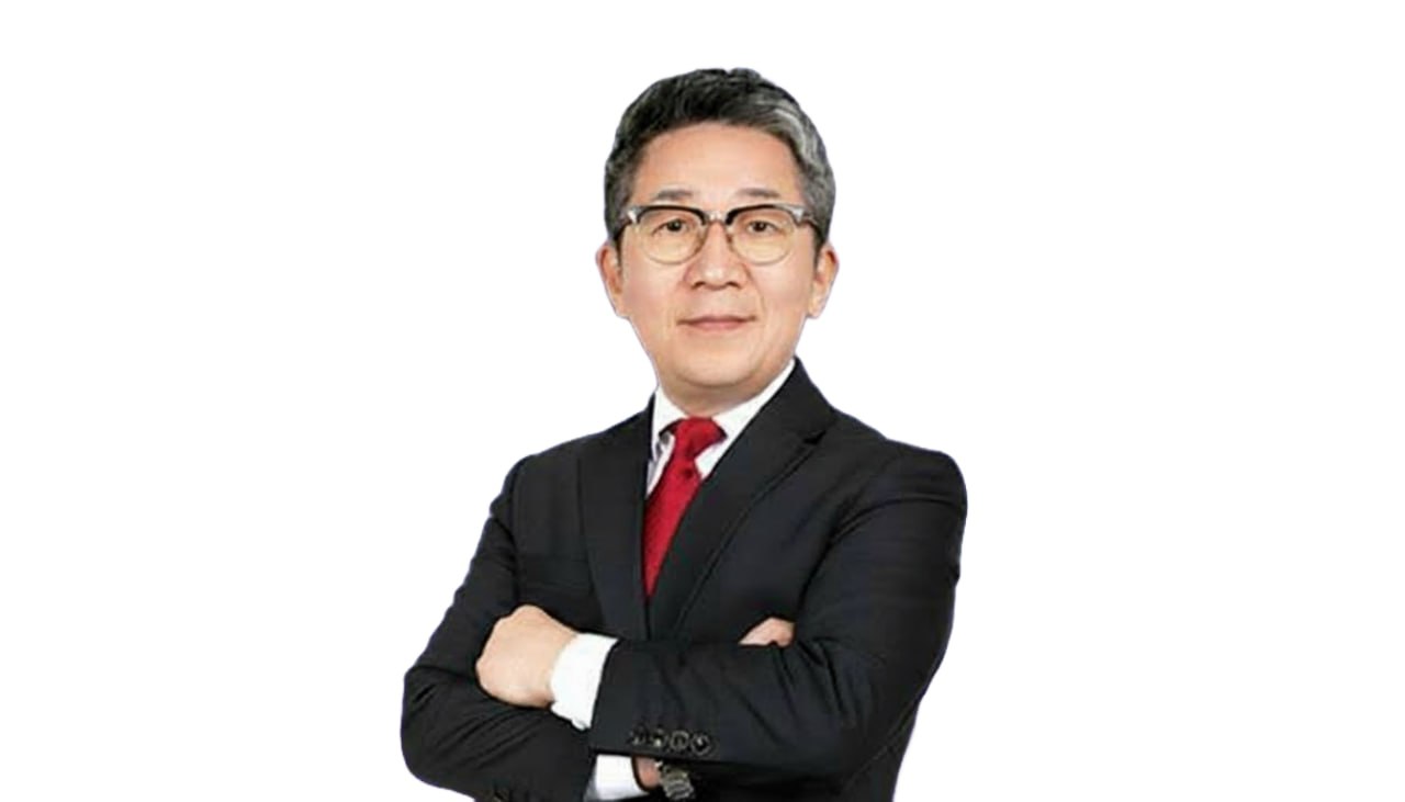 흐름을 형상화한 빛의 리본
